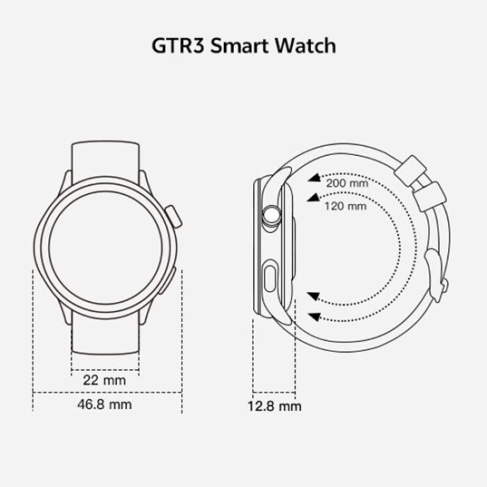 GR3 1.43 inch AMOLED Screen Fitness Tracker Smart Watch Support Heart Rate Monitoring - Image 17