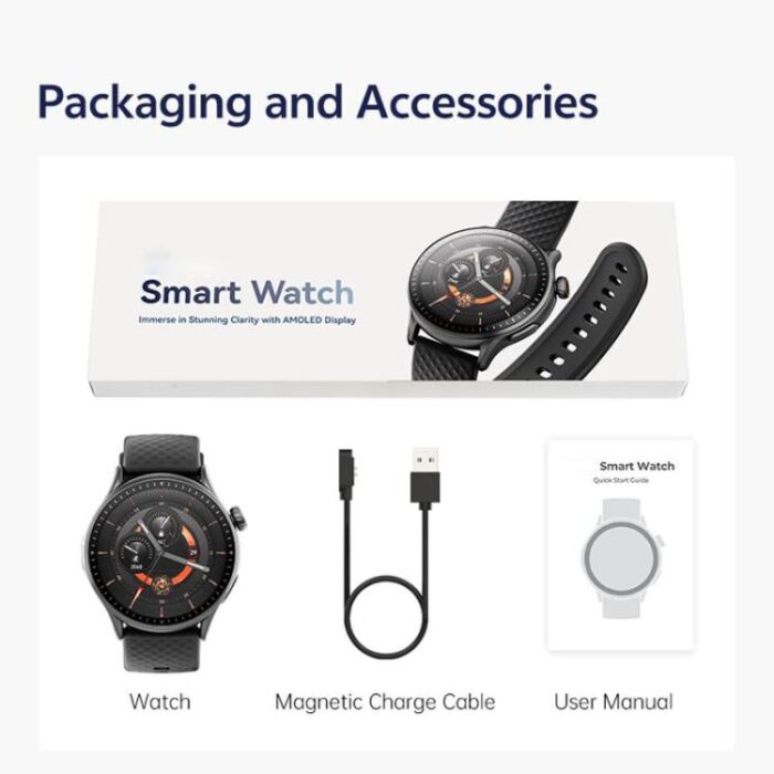GR3 1.43 inch AMOLED Screen Fitness Tracker Smart Watch Support Heart Rate Monitoring - Image 18