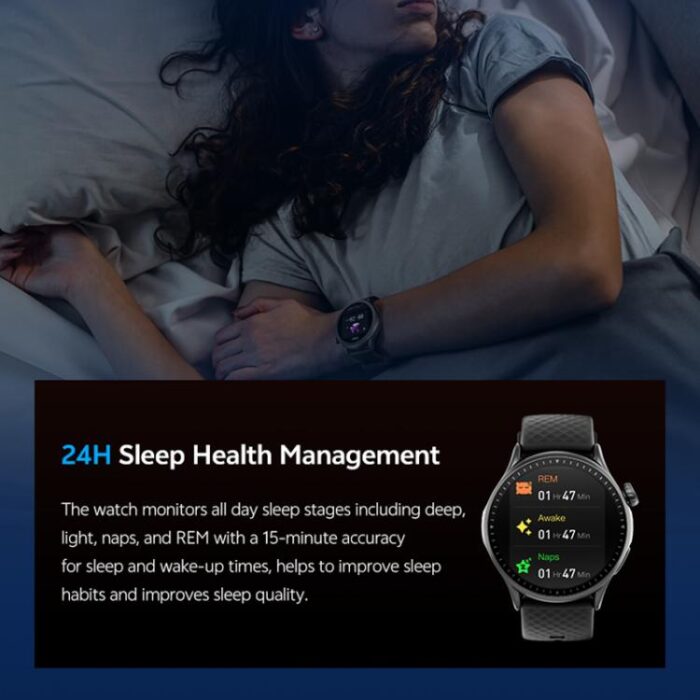 GR3 1.43 inch AMOLED Screen Fitness Tracker Smart Watch Support Heart Rate Monitoring - Image 11