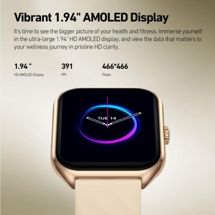 Zeblaze TS 4 1.94 inch AMOLED Screen IP68 Waterproof Sports Fitness Smart Watch - Image 6