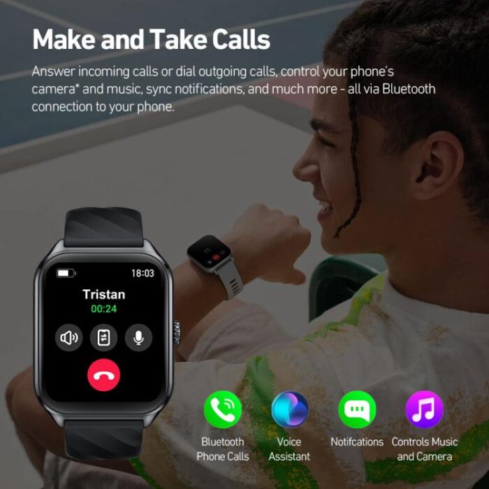 Zeblaze TS 4 1.94 inch AMOLED Screen IP68 Waterproof Sports Fitness Smart Watch - Image 10