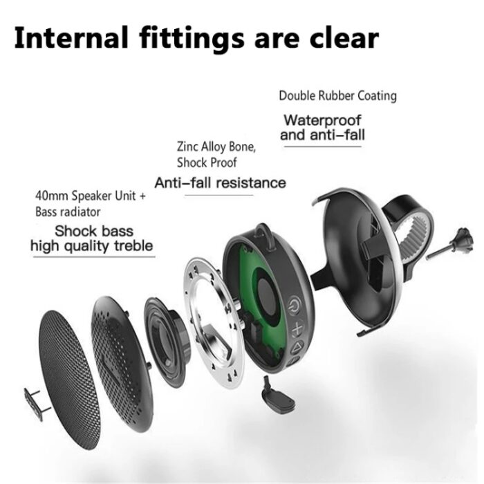 Portable Outdoor Bikes Bluetooth Speaker - Image 5
