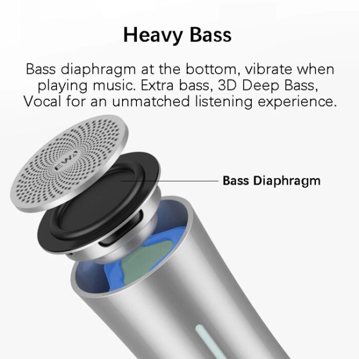 EWA A115 Portable Metal Bluetooth Speaker 105H Power - Image 7