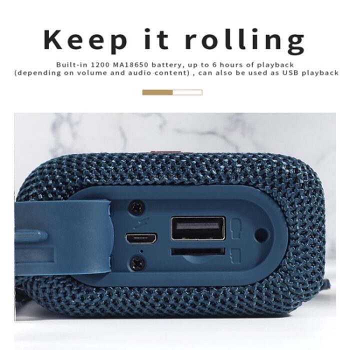T&G TG313 Portable Outdoor Waterproof Bluetooth Speaker - Image 6