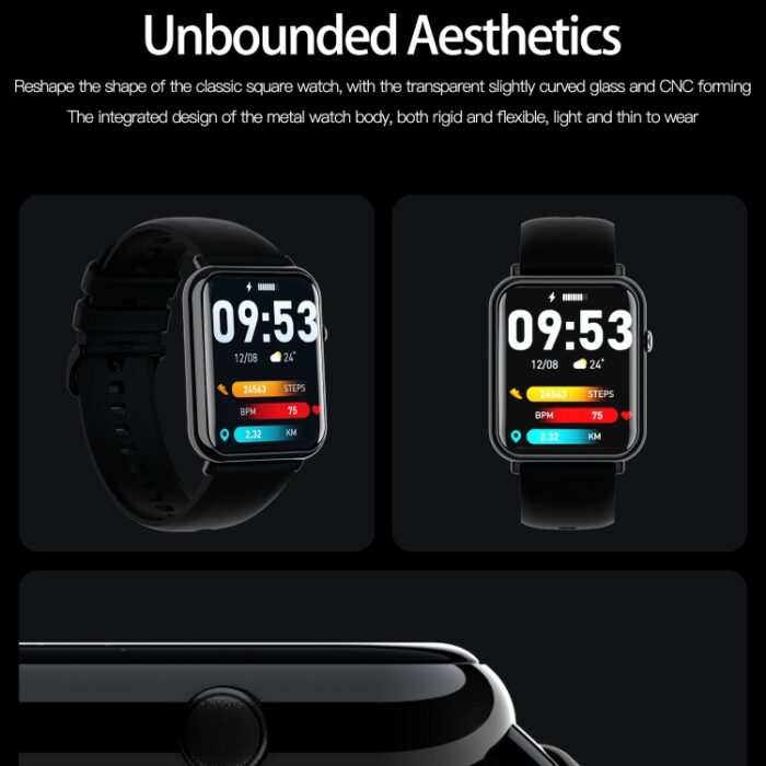 Q19 Pro IP67 Waterproof 1.69 inch Smartwatch - Image 7