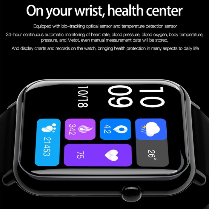 Q19 Pro IP67 Waterproof 1.69 inch Smartwatch - Image 8