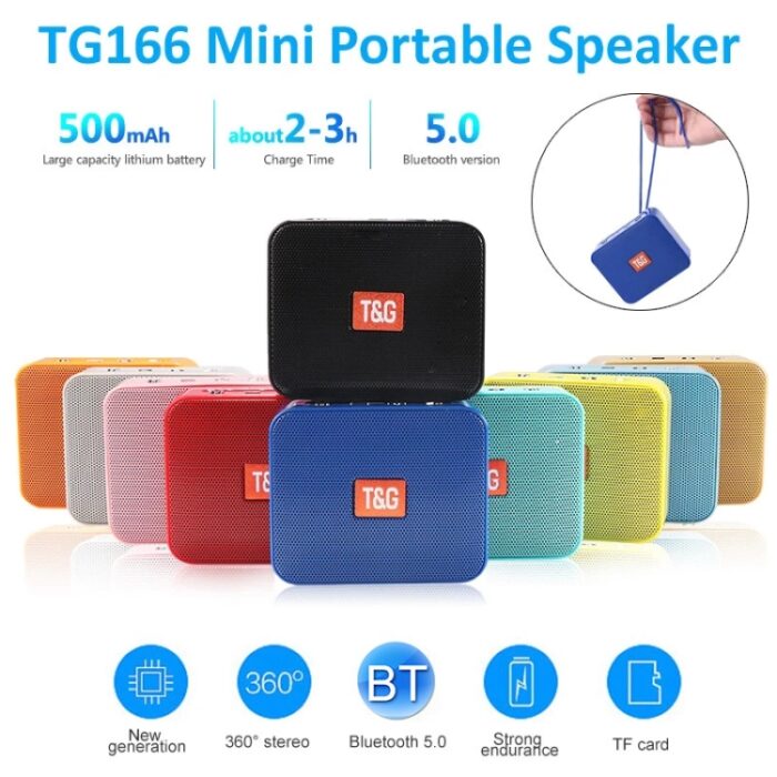 T&G TG166 Color Portable Wireless Bluetooth Small Speaker... - Image 2