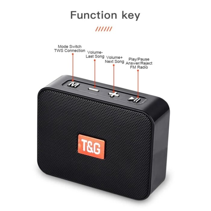 T&G TG166 Color Portable Wireless Bluetooth Small Speaker... - Image 3