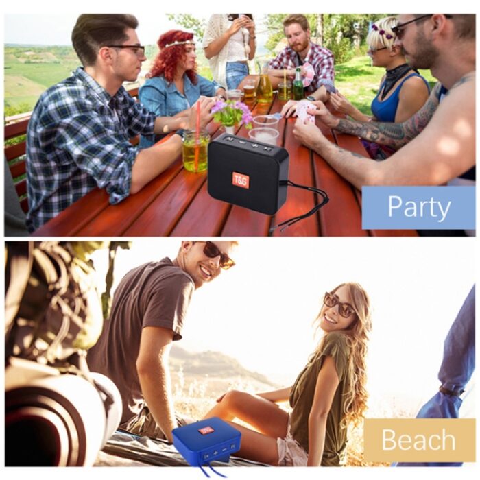T&G TG166 Color Portable Wireless Bluetooth Small Speaker... - Image 8