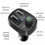 Car Bluetooth Fast Charger Receiver Auto One To Two Charg... - Image 4