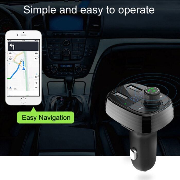 Car Bluetooth Fast Charger Receiver Auto One To Two Charg... - Image 10