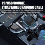 Dual Retractable Cable Car Charger Automobile Bluetooth M... - Image 10