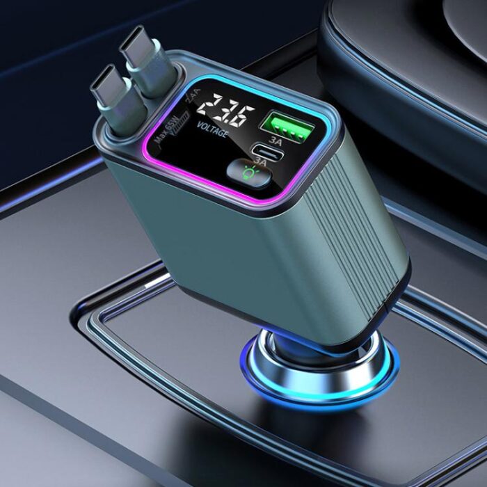 Dual Retractable Cable Auto Stowage Running Ambient Light... - Image 2