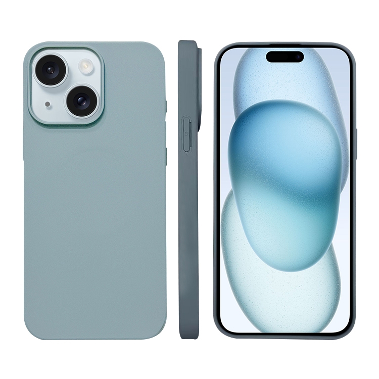 Liquid Silicone Phone MagSafe Case, For iPhone 15 - Image 1