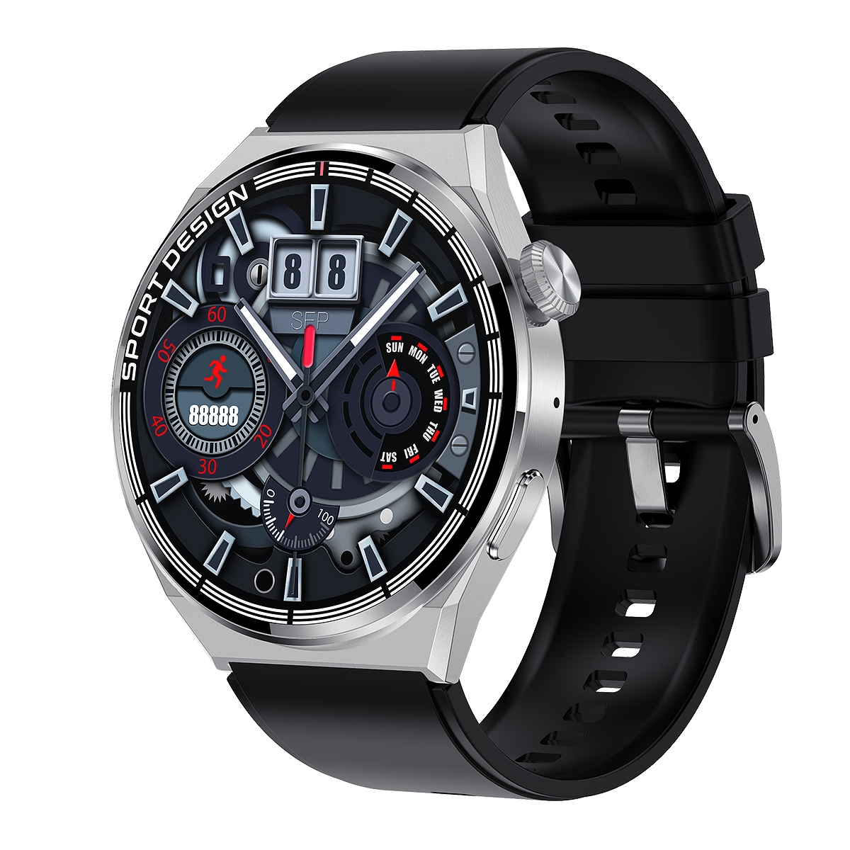 MD3MAX smartwatch – Silver MD3MAX smartwatch – Silver