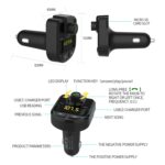 Bluetooth FM Transmitter Car Kit with Dual USB 3.1A Charger - Image 3