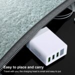 3-Port USB Travel Charger with LED Voltage Display, UK Plug - Image 6