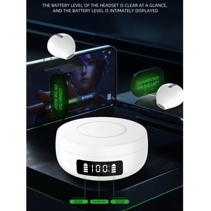 X6WS Mini Noise Reduction Wireless Earbuds with LED Display Case - Image 2