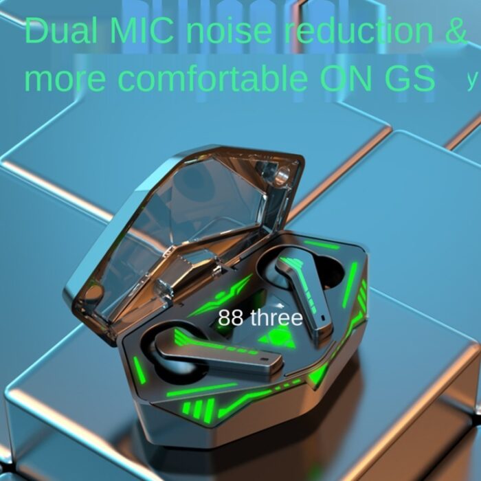 MD198 Gaming Wireless Earbuds with Lights, Dual Mic, Bluetooth 5.2 - Image 2