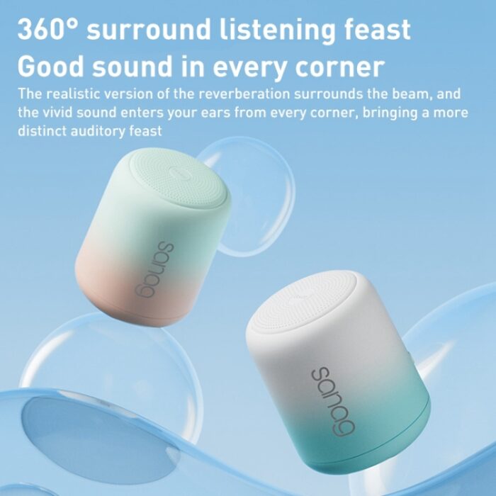 Sanag X6S Outdoor Mini Bluetooth Speaker, IPX5, 18h Battery, FM - Image 3