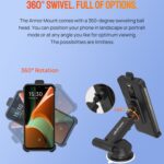 Ulefone Suction Cup Car Phone Holder with Telescopic Arm for Rugged Phones - Image 7