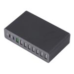 65W 10-in-1 USB and PD Smart Fast Charger, QC3.0, UK Plug