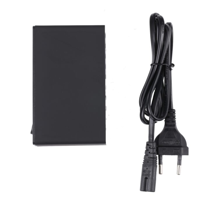 65W 10-in-1 USB and PD Smart Fast Charger, QC3.0, UK Plug - Image 5