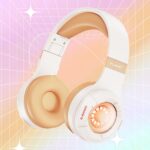 KE25 RGB Light Wireless Bluetooth Headphones with Mic and 3.5 mm Jack - Image 2