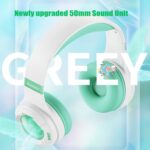 KE25 RGB Light Wireless Bluetooth Headphones with Mic and 3.5 mm Jack - Image 4