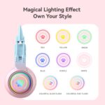 T25 Cat Ear Bluetooth Headphones with RGB Lights and Detachable Mic - Image 7
