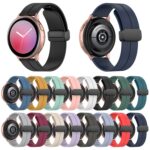 Universal Folding Buckle Silicone Watch Strap, 20mm / 22mm - Image 4