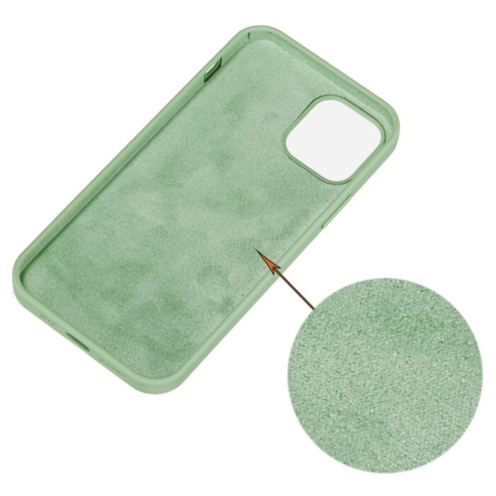 Solid Color Silicone Phone Case, For iPhone 15 - Image 3