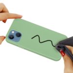 Solid Color Silicone Phone Case, For iPhone 15 - Image 5