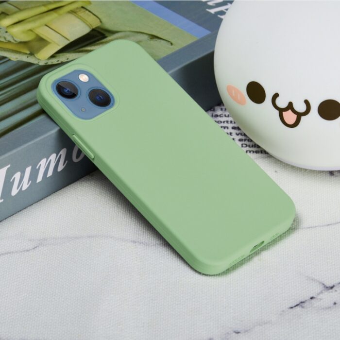 Solid Color Silicone Phone Case, For iPhone 15 - Image 6