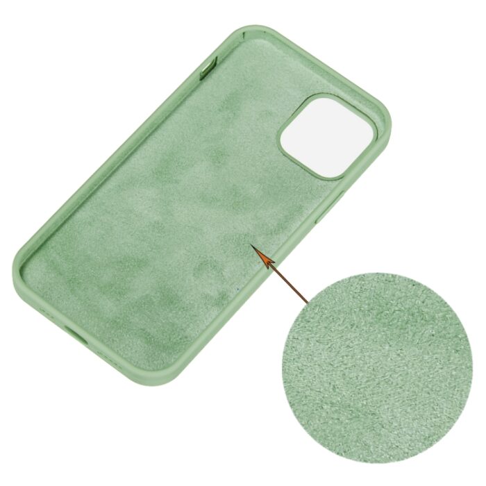 Solid Color Silicone Phone Case, For iPhone 15 Pro - Image 3