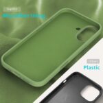 Solid Color Silicone Phone Case, For iPhone 16 Plus - Image 6