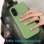 Solid Color Silicone Phone Case, For iPhone 16 Plus - Image 7