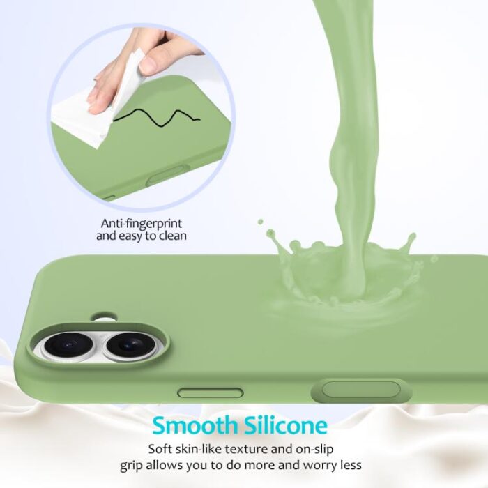 Solid Color Silicone Phone Case, For iPhone 17 - Image 4