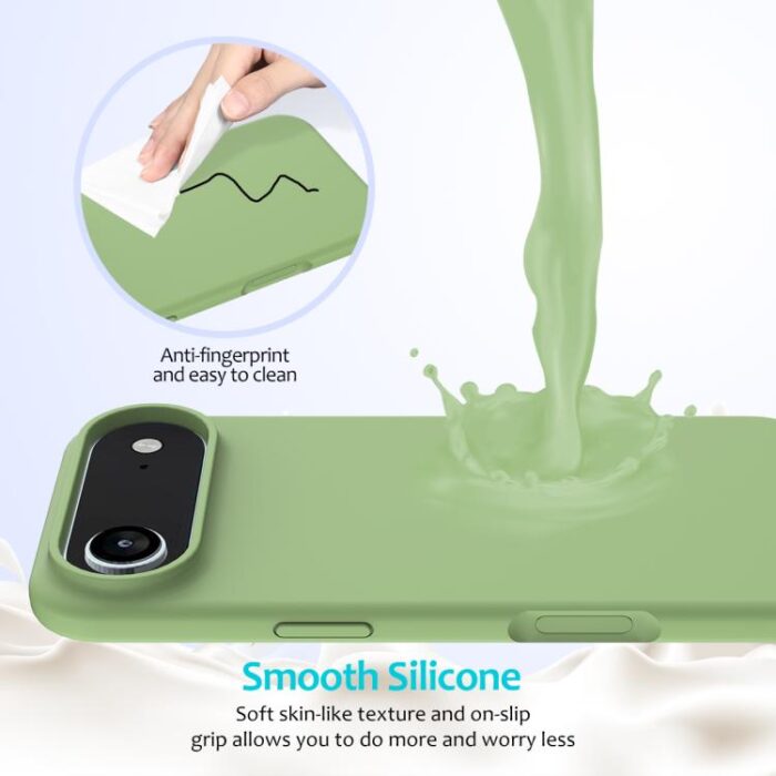 Solid Color Silicone Phone Case, For iPhone Air - Image 4