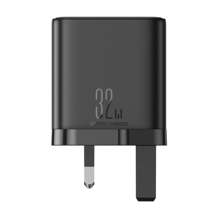 JOYROOM JR-TCF10 32W 3-Port USB-C and USB Fast Charger, UK Plug - Image 2