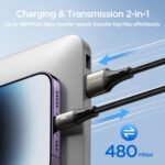 JOYROOM SA25-CC5 100W USB-C to USB-C Braided Cable, 1.2 m, 2 m or 3 m - Image 6