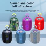 T&G TG-658 Outdoor Bluetooth Speaker, 16W Bass, LED Lights - Image 7