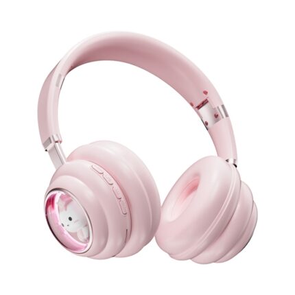 KE-30 RGB Kids Wireless Bluetooth Headphones with Cable and Mic