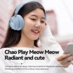 KE-30 RGB Kids Wireless Bluetooth Headphones with Cable and Mic - Image 4