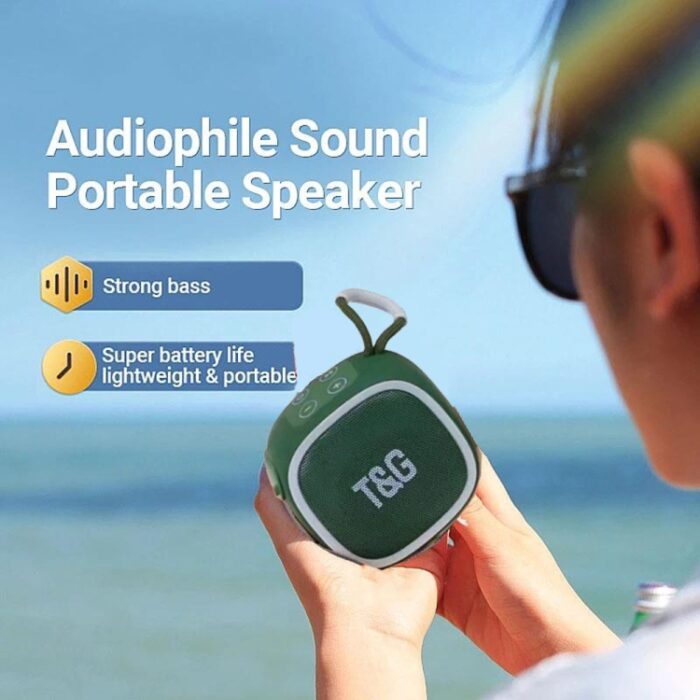 T&G TG659 Waterproof Portable Bluetooth Speaker, IPX7, TWS - Image 2