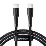JOYROOM Starry 60W Braided USB-C to USB-C Cable with LED, 1m