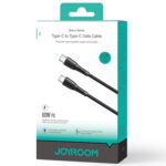 JOYROOM Starry 60W Braided USB-C to USB-C Cable with LED, 1m - Image 3