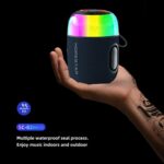 HOPESTAR SC-02 10W Portable Bluetooth Speaker with RGB Lights and FM - Image 3