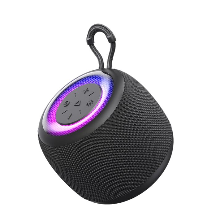 USAMS US-YX014 Yinya Mini Bluetooth Speaker with Lights and Lanyard - Image 2