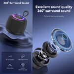 USAMS US-YX014 Yinya Mini Bluetooth Speaker with Lights and Lanyard - Image 3